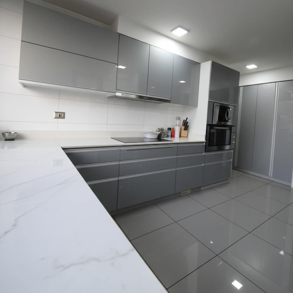 COCINA Departamento en el corazón de El Golf, Las Condes