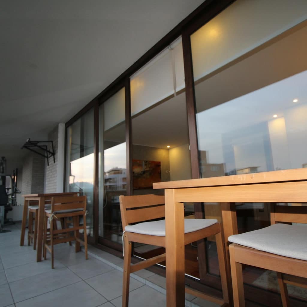 TERRAZA Departamento en el corazón de El Golf, Las Condes