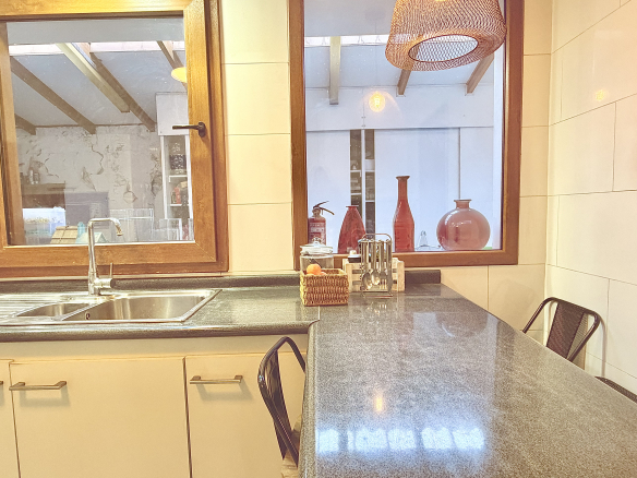 Casa Medidterránea en condominio, La Reina alto