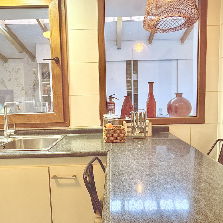 Casa Medidterránea en condominio, La Reina alto