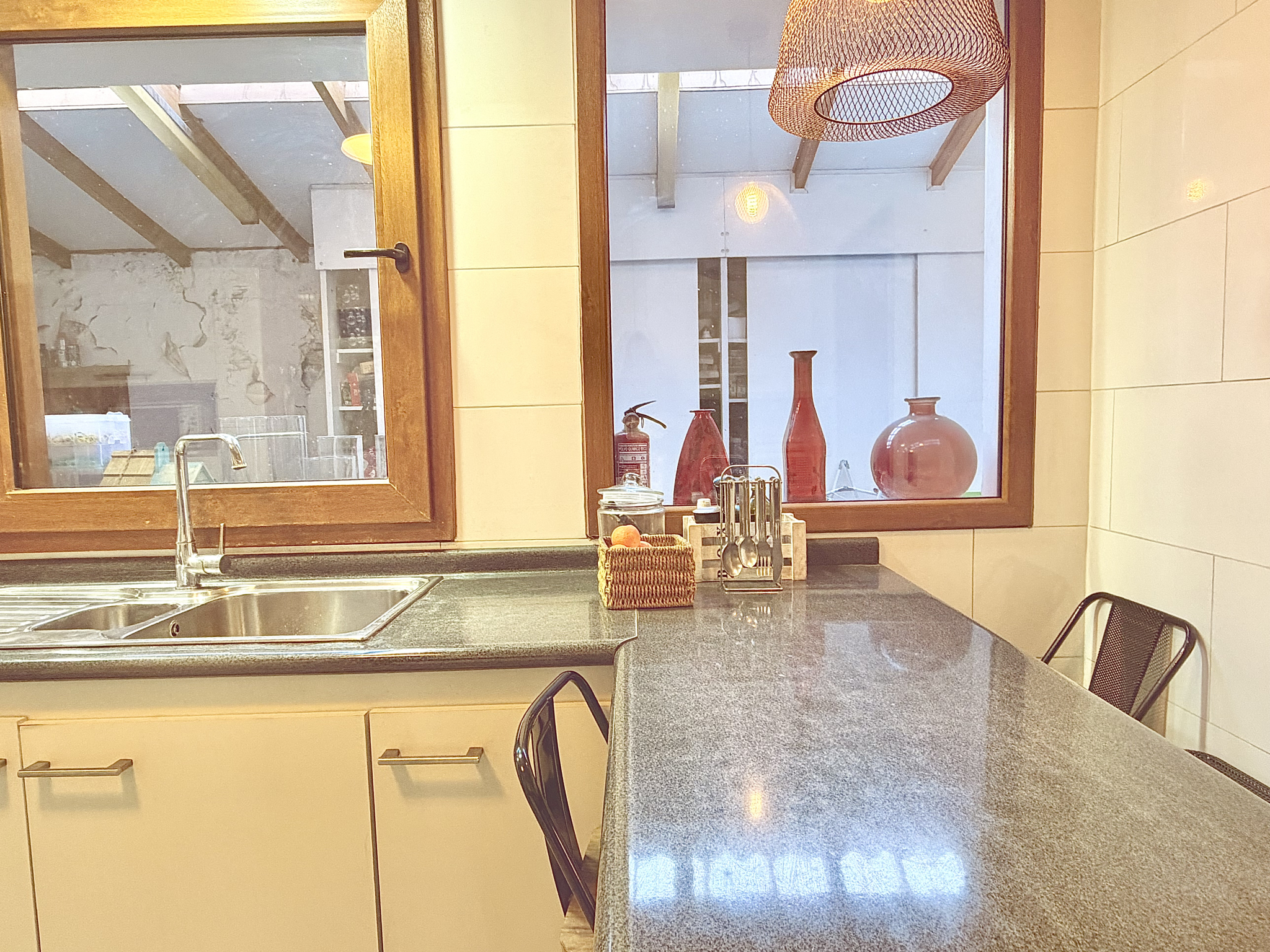 Casa Medidterránea en condominio, La Reina alto