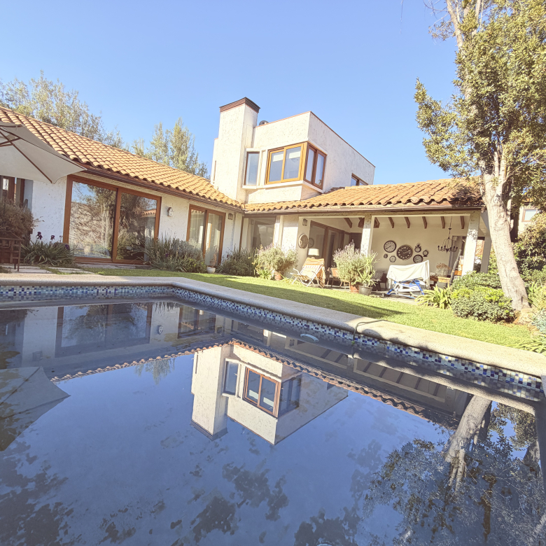 Casa Medidterránea en condominio, La Reina alto